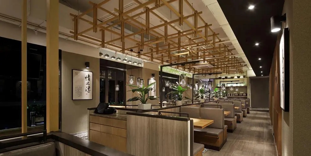 新中式禪意餐廳設(shè)計：靜謐東方，詩意饗宴